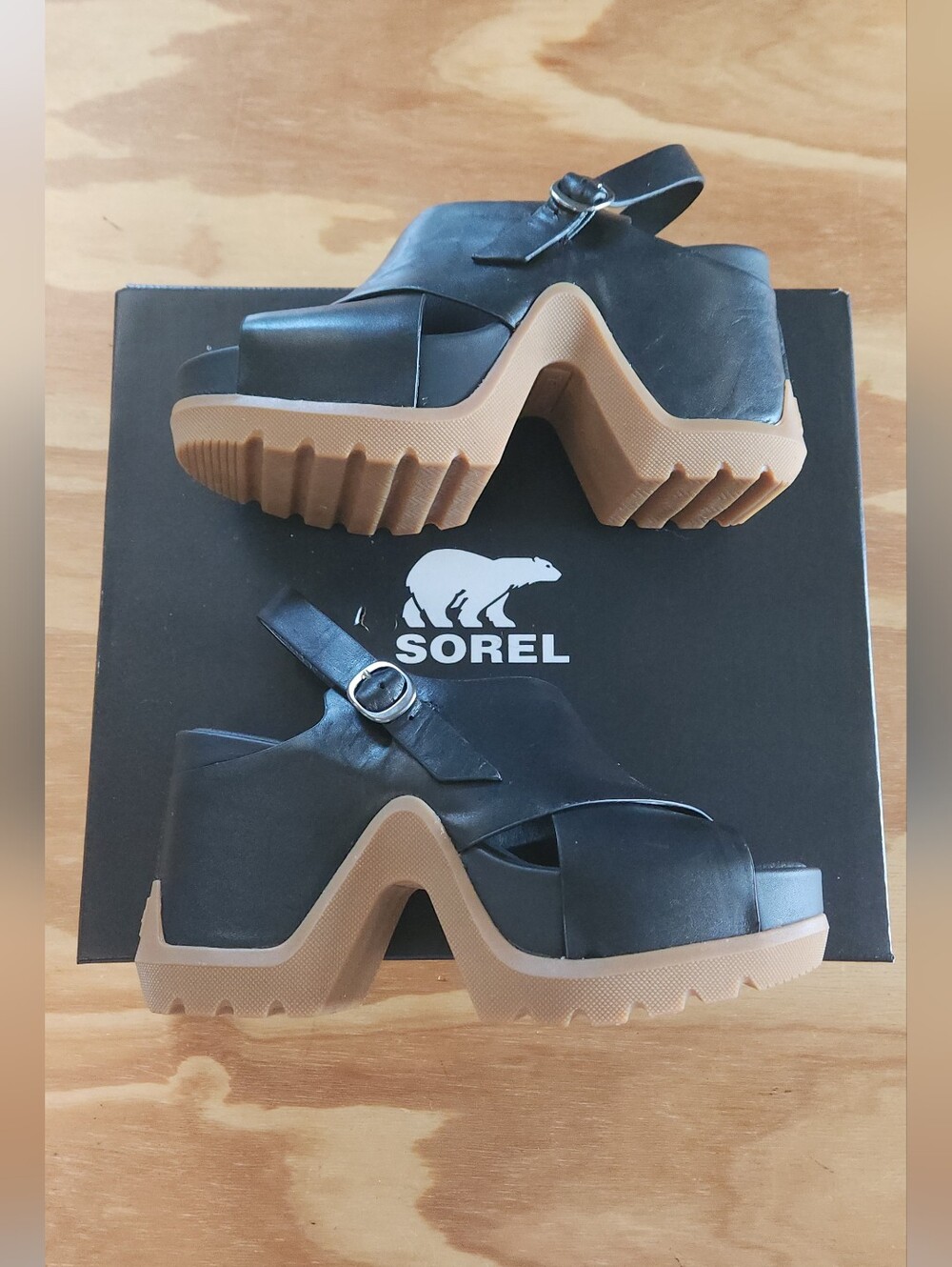 Sorel Roam 'N Rise Heel Sandal 7.5 - Picture 4 of 14